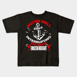 Muster Drill Interrupting Bar Service Since 1972 Kids T-Shirt